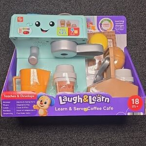 Fisher-Price Laugh & Learn Coffee Set - Aqua, Orange, Yellow